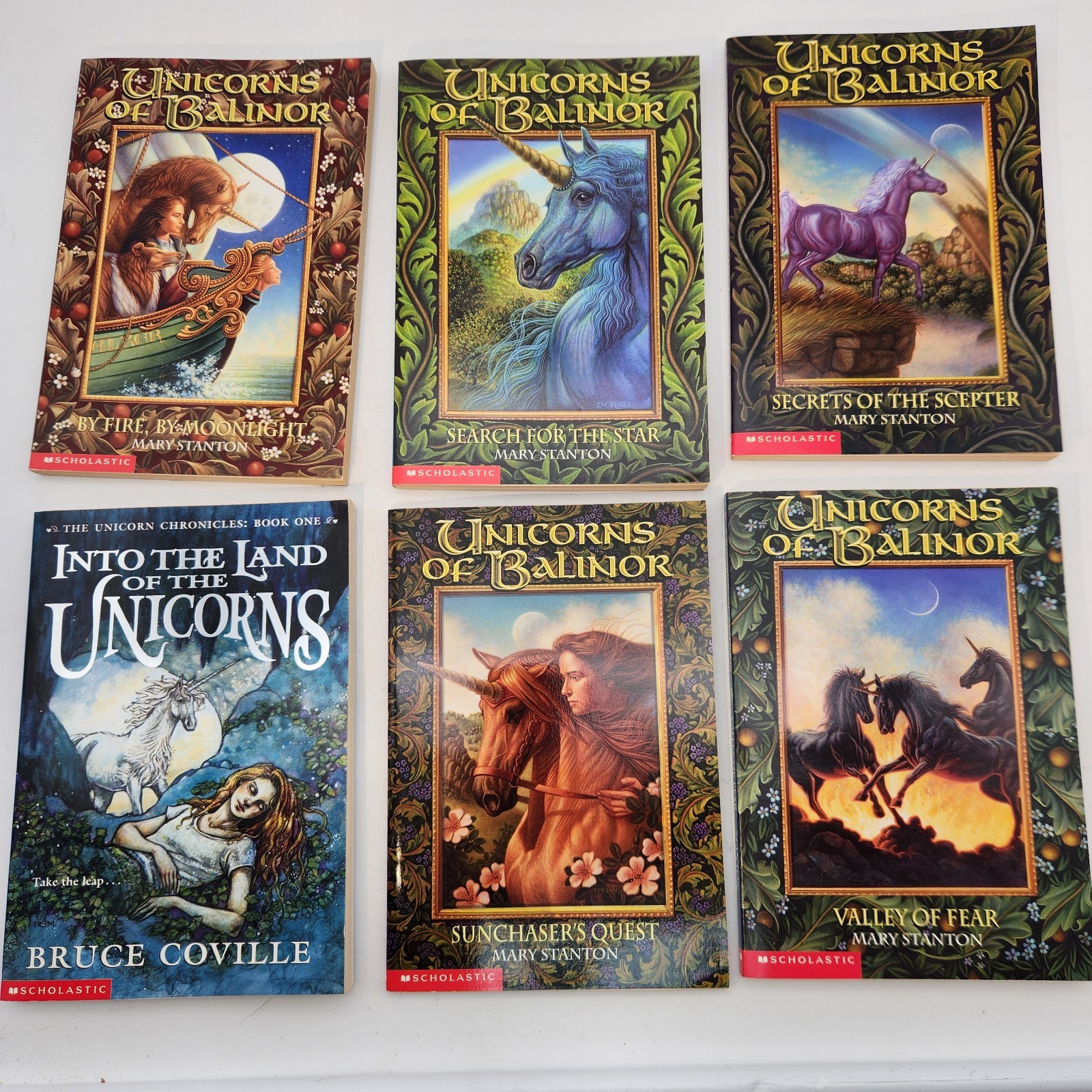 Unicorns of Balinor by Mary Stanton – Into the Land of Unicorns by Bruce Coville