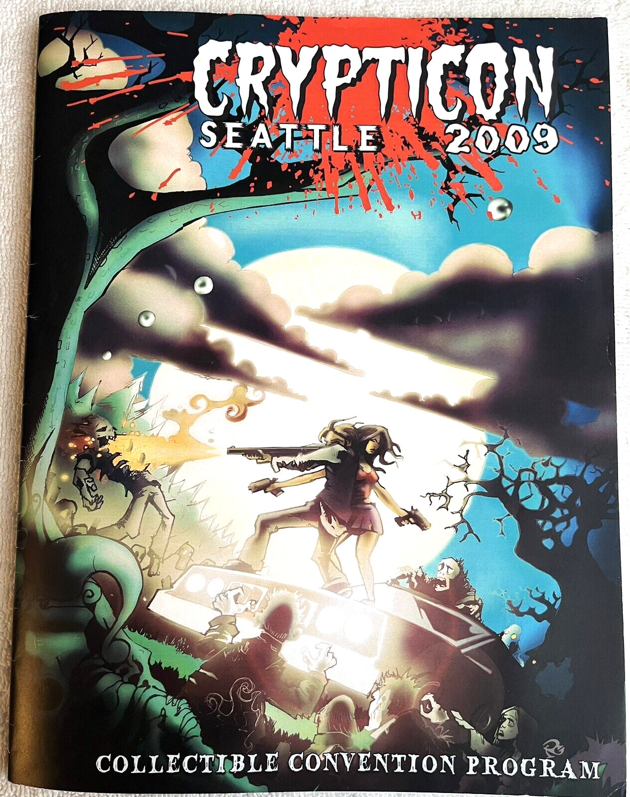 Crypticon ~ Seattle 2009 ~ 1st Ed ~ William F. Nolan – Rob Corless Cover – Fine!