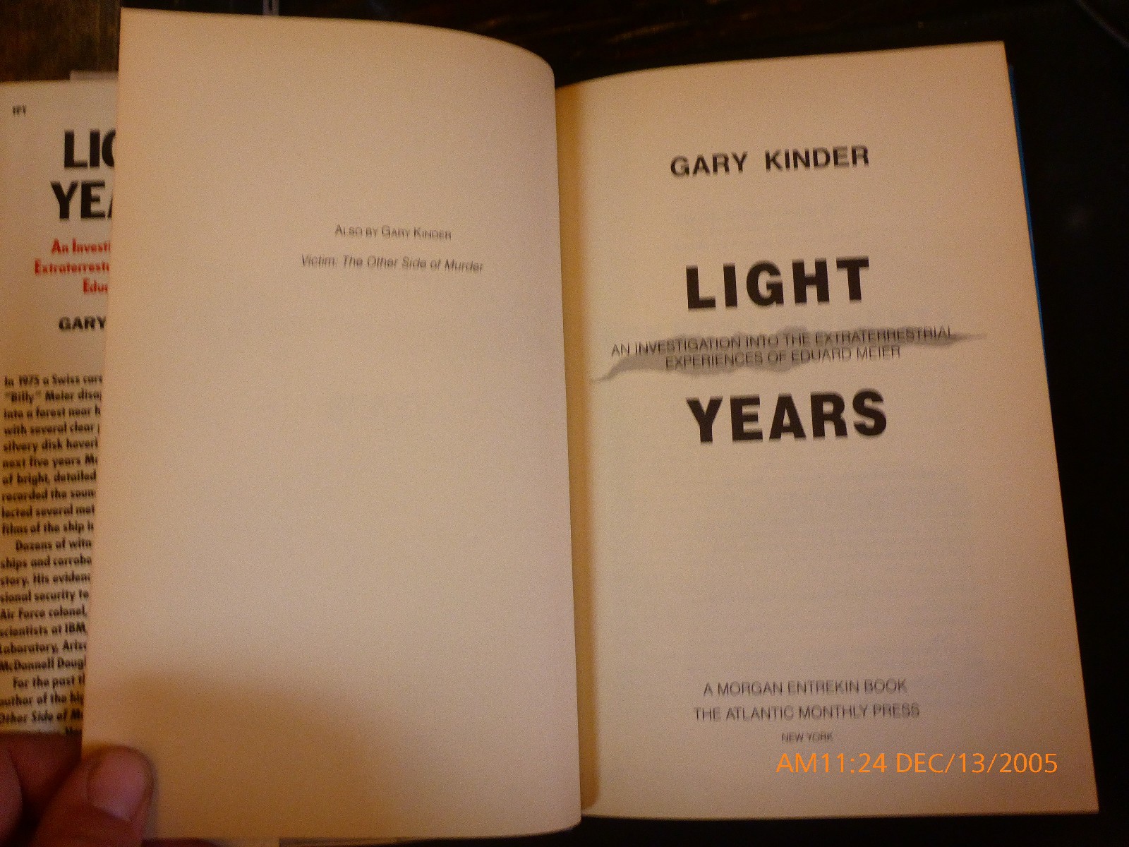 Light Years Hardcover Gary Kinder
