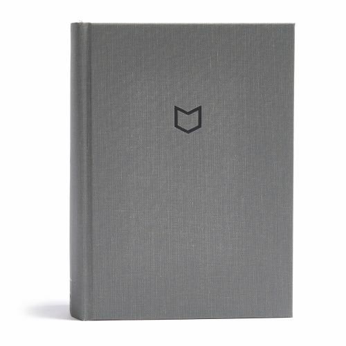 CSB He Reads Truth Bible, Charcoal Cloth Hard Cover – CSB Bibles by Holman NEW