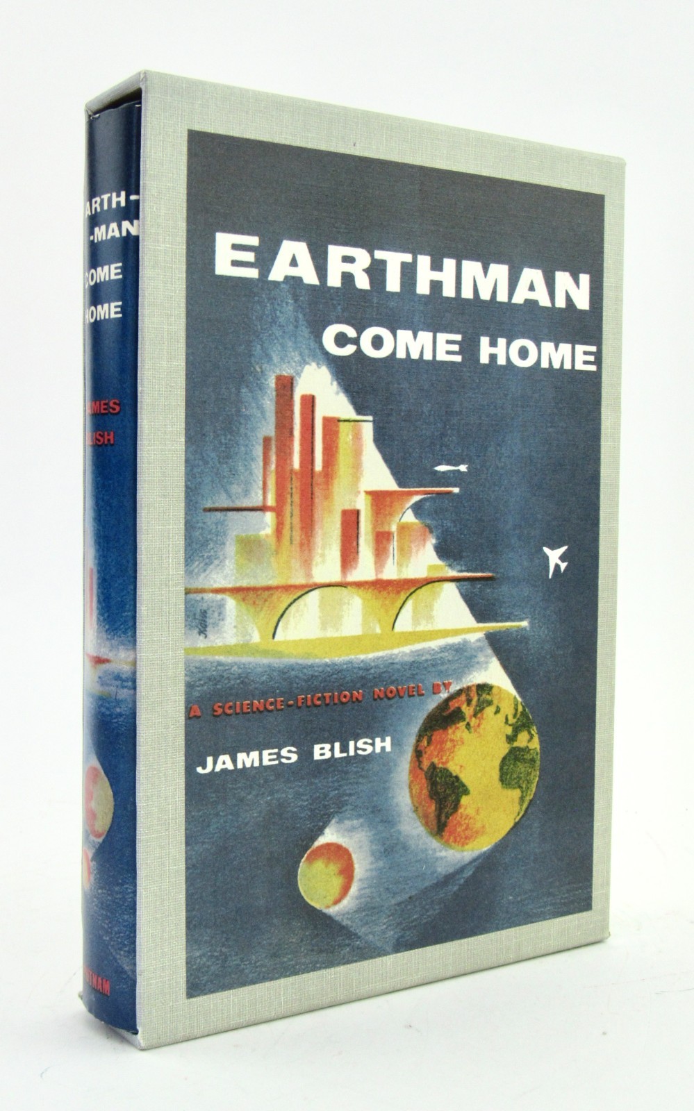 EARTHMAN COME HOME James Blish First Edition Library FEL facsimile HBDJ Nr Fine