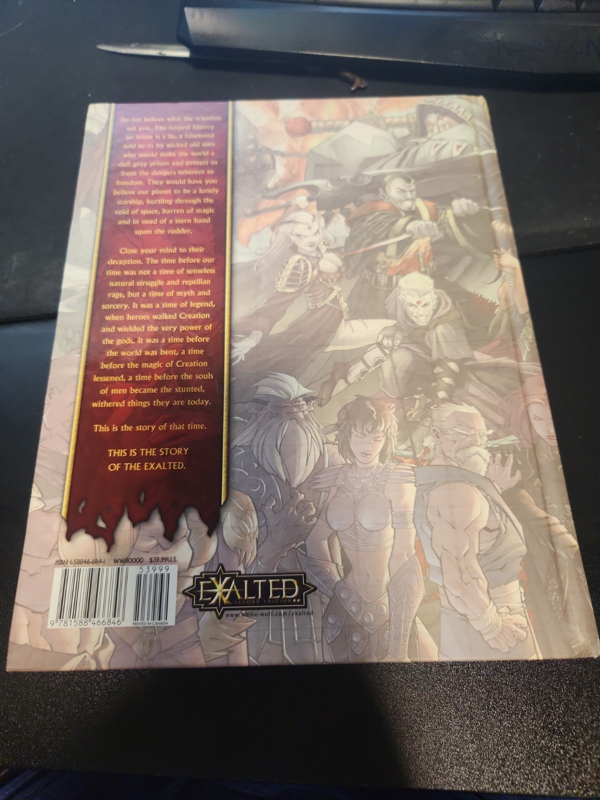 Exalted Second Edition by Alan Alexander, Carl Bowen @2008 HC WW80000