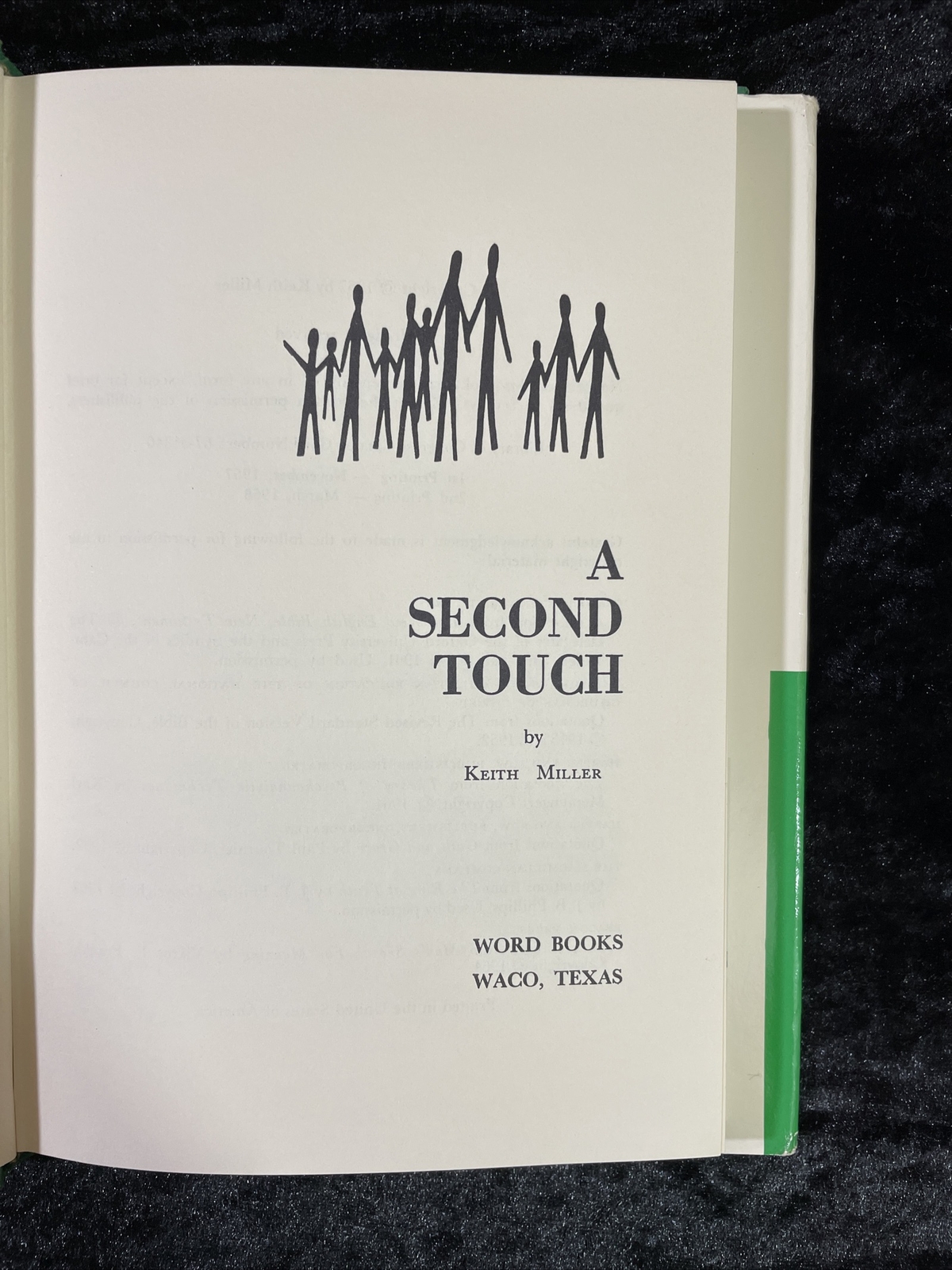 A Second Touch – Keith Miller 1968 H/c d/j