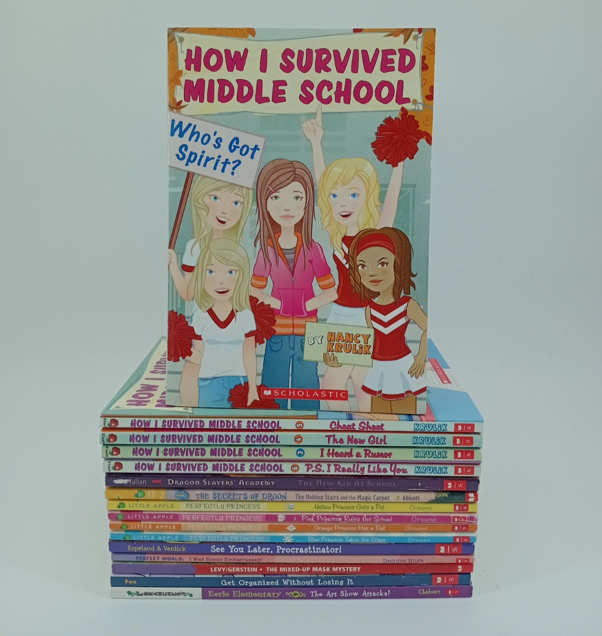 Lot of 16 Schoolastic Paperback Books Girl & Boy Mixed Bundle English