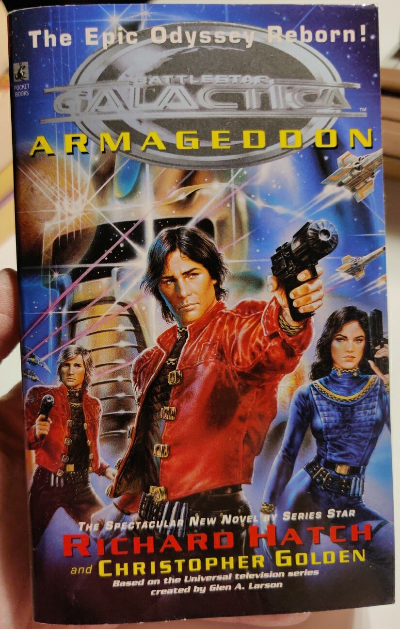 Battlestar Galactica Armageddon Richard Hatch 1st Edition Print 1997 Book