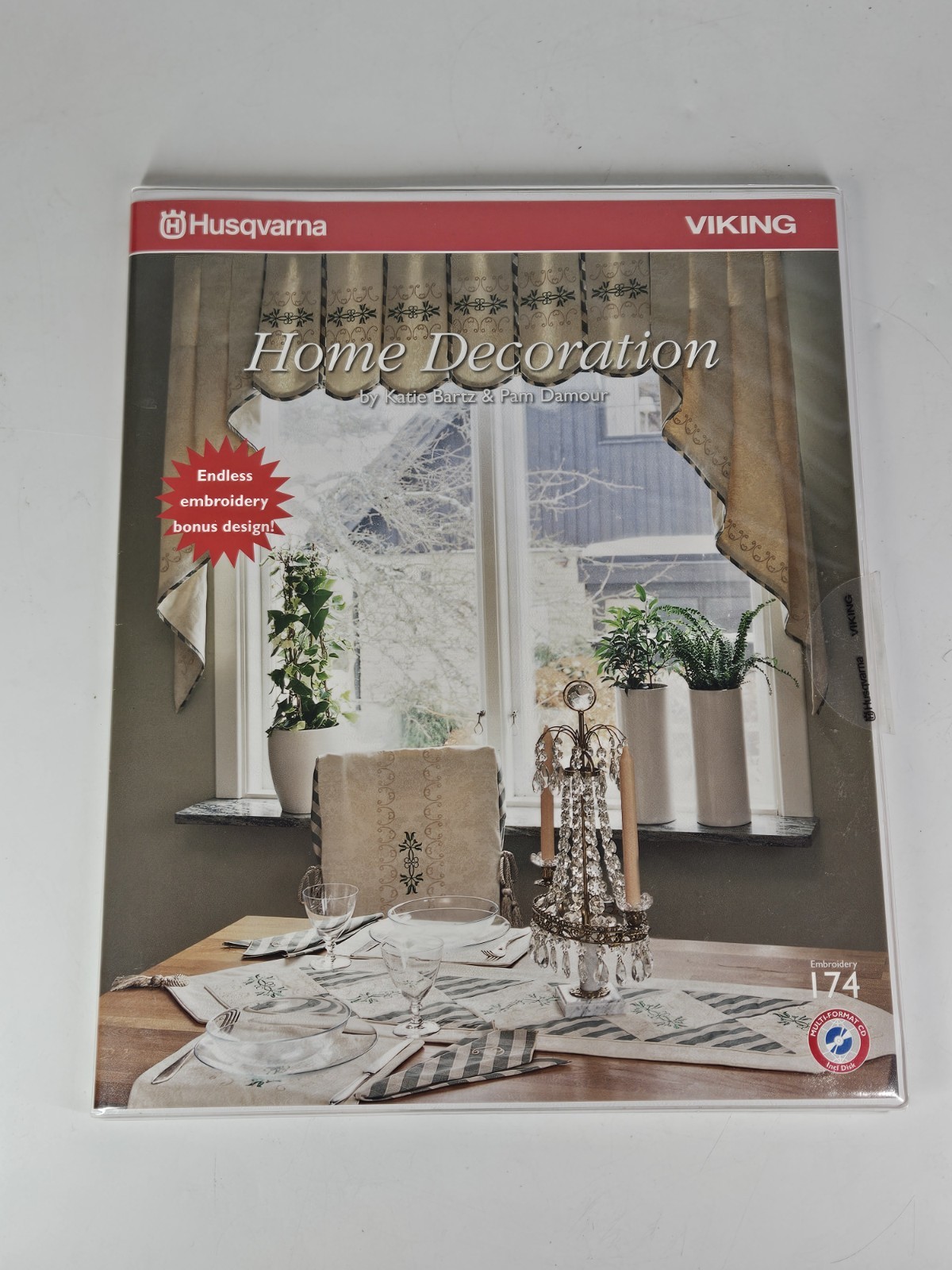 Husqvarna Viking Home Decorations Embroidery Design cart # 174 by Katie Bartzt