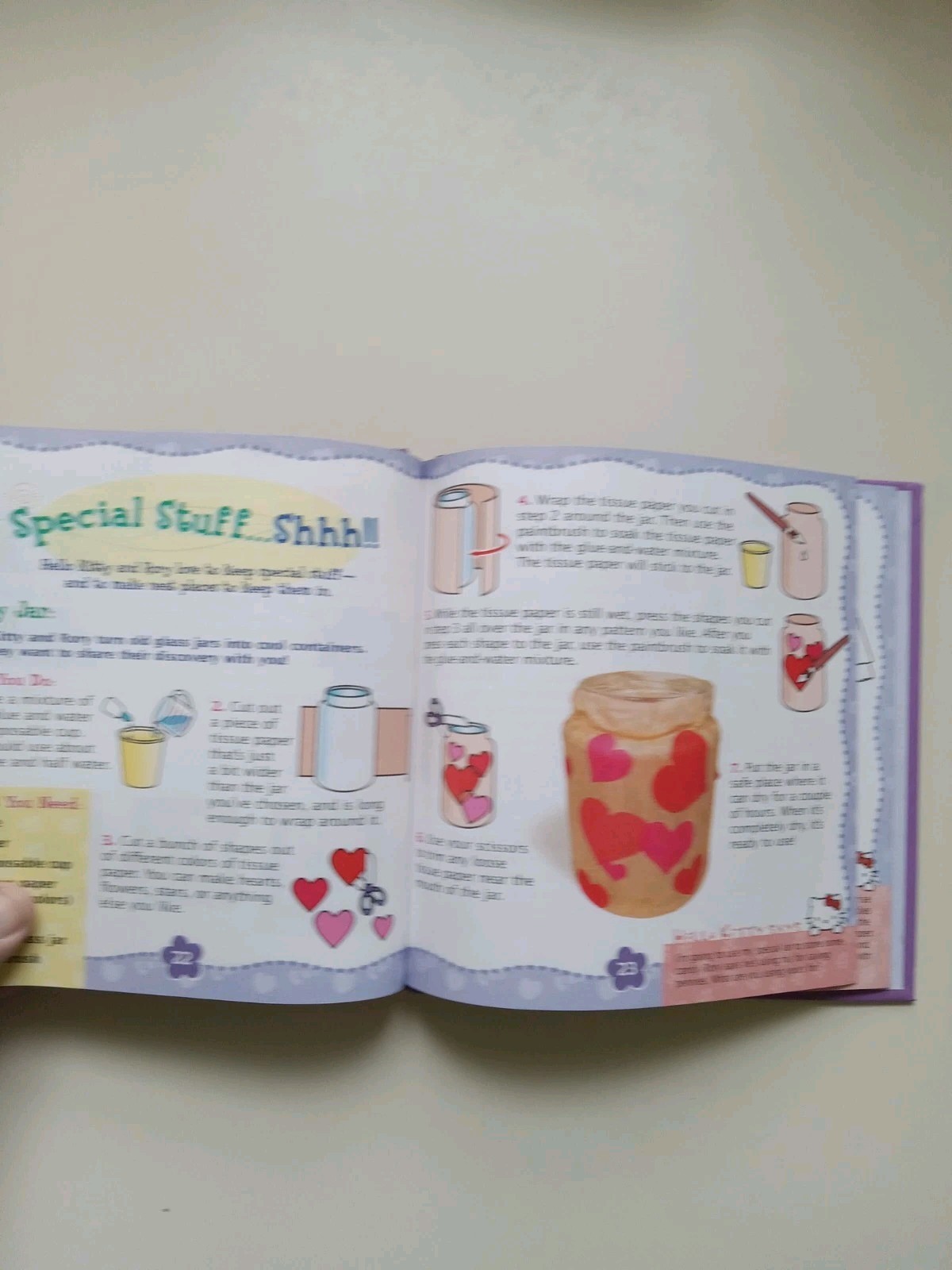 Hello Kitty Tissue Paper Activity Book by Kris Hirschmann Hardcover 2002
