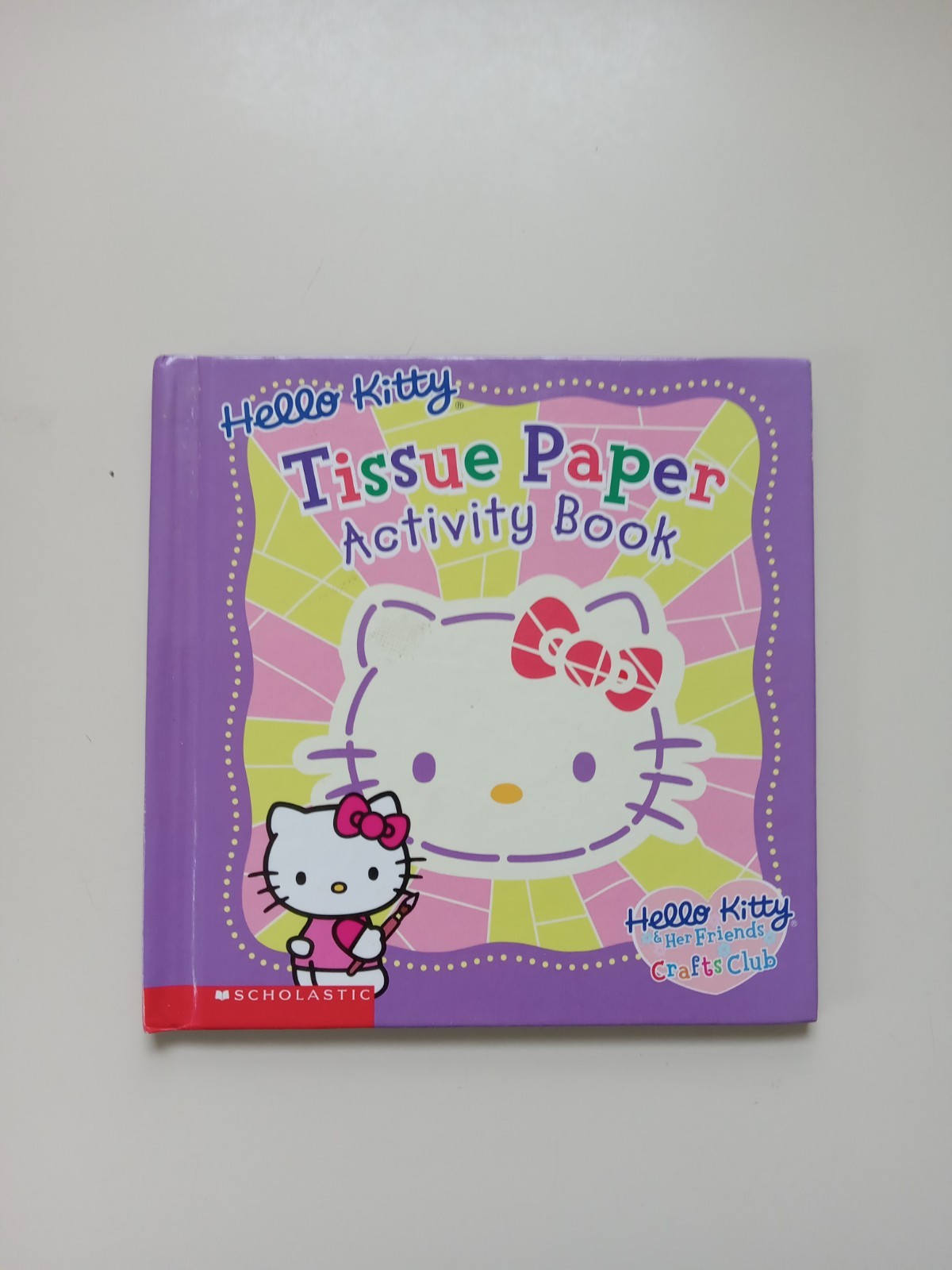 Hello Kitty Tissue Paper Activity Book by Kris Hirschmann Hardcover 2002