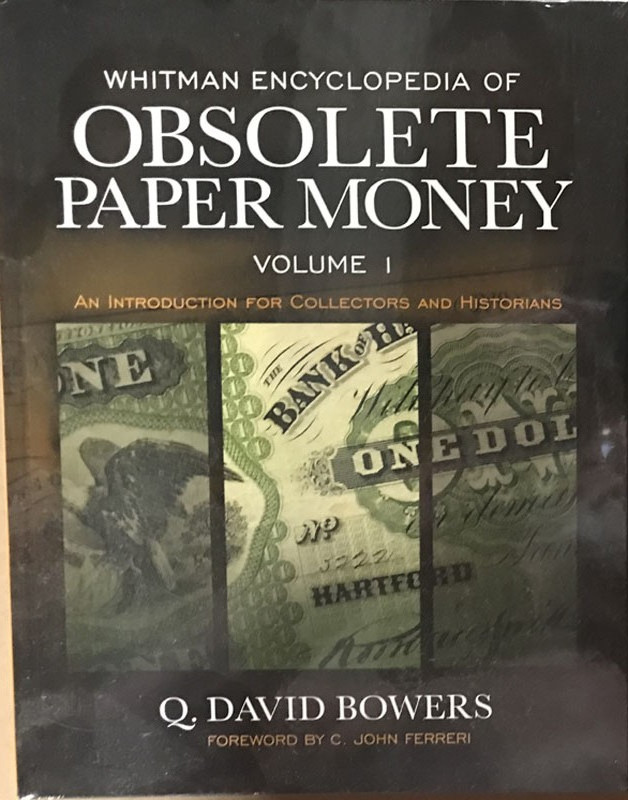 WHITMAN OBSOLETE PAPER MONEY VOL.1 THRU VOL. 8 By Q. DAVID BOWERS