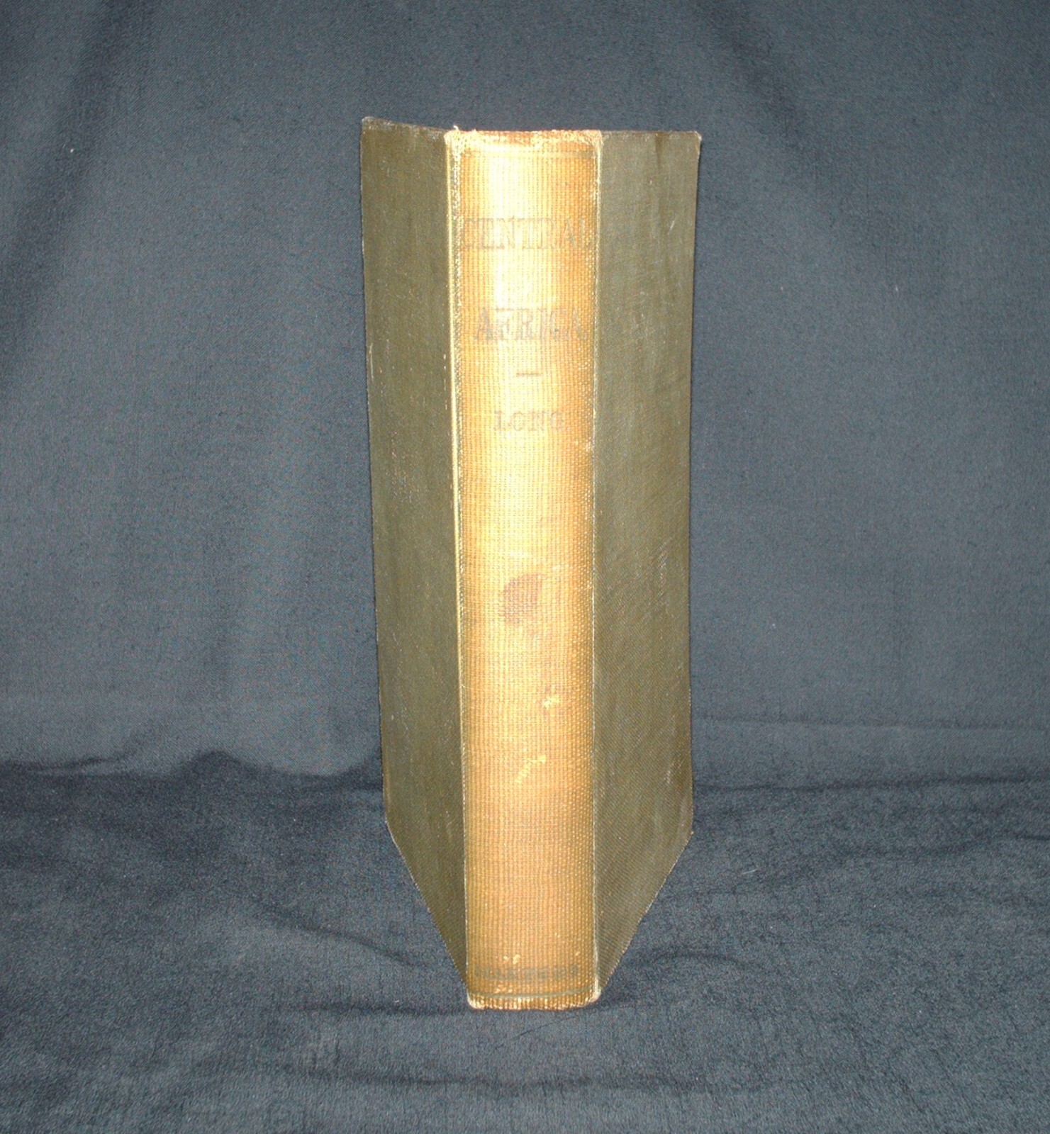 Central Africa hardback by Col. C. Long 1876,sketches by the Colonel, plate/map