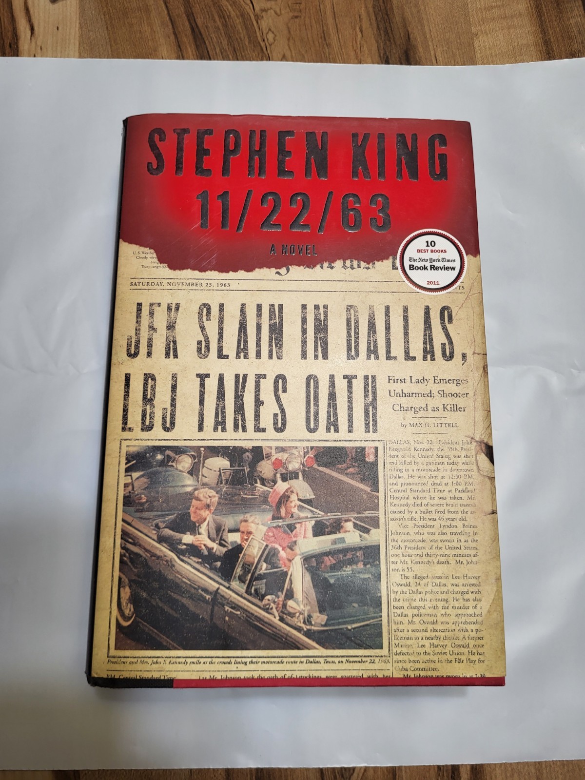 11/22/63 Stephen King 2011 HC/DJ First Scribner HC Edition Nov. 2011