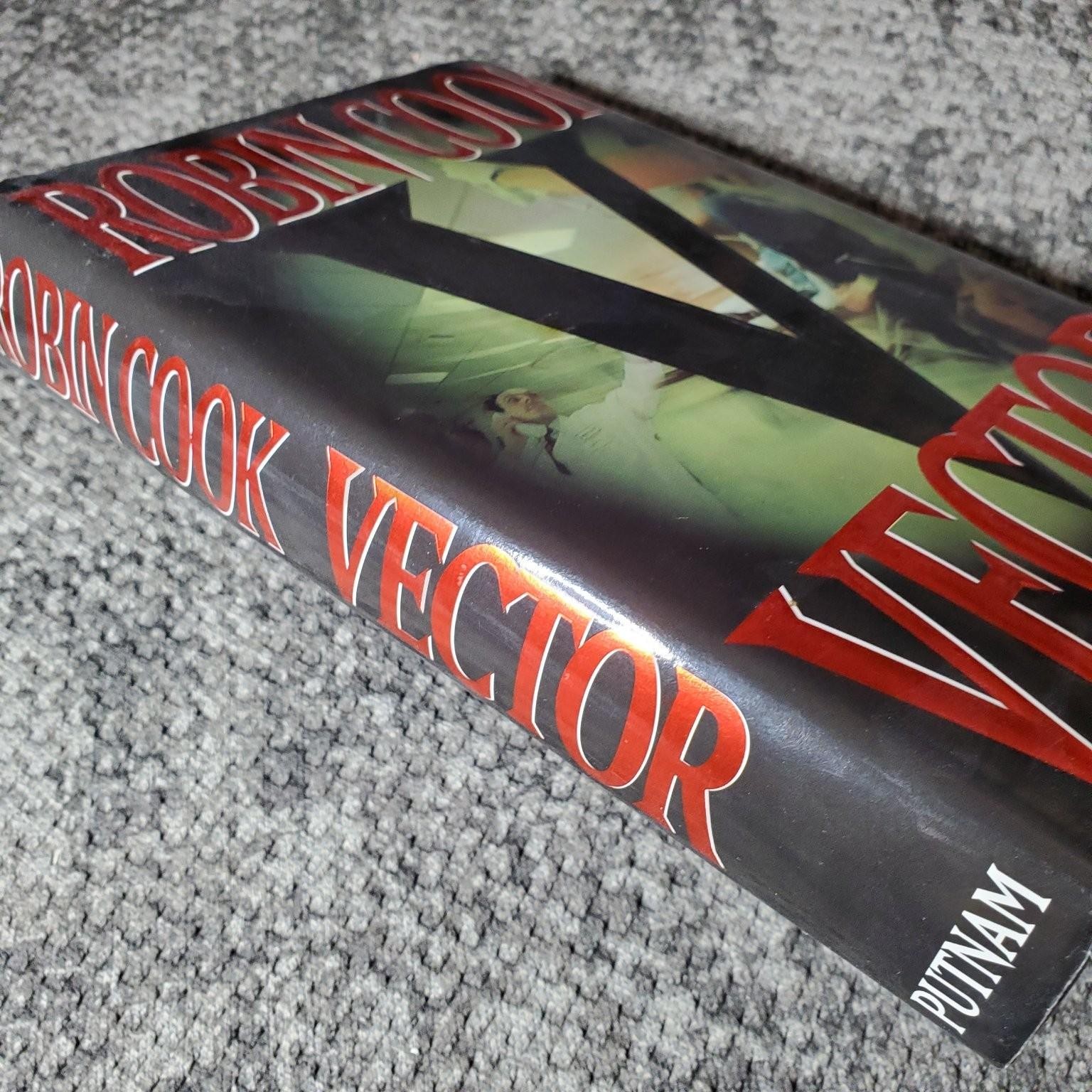 Vector Robin Cook 1999 First Edition Medical Thriller Fiction Hardcover