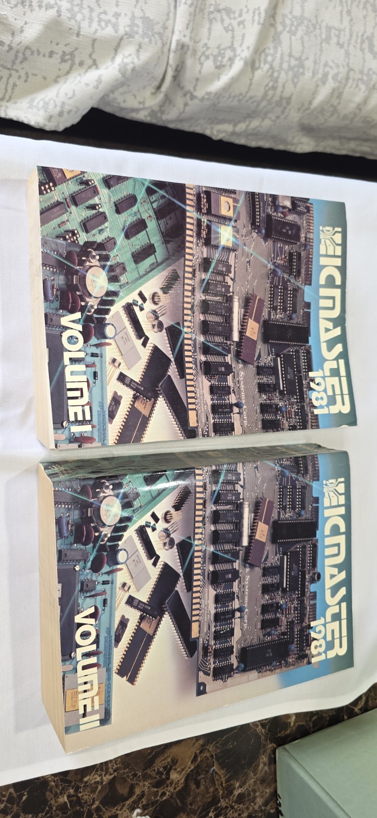 1981 IC Master Data Books, 2 Volume Set, Semiconductors, Memory, ICs