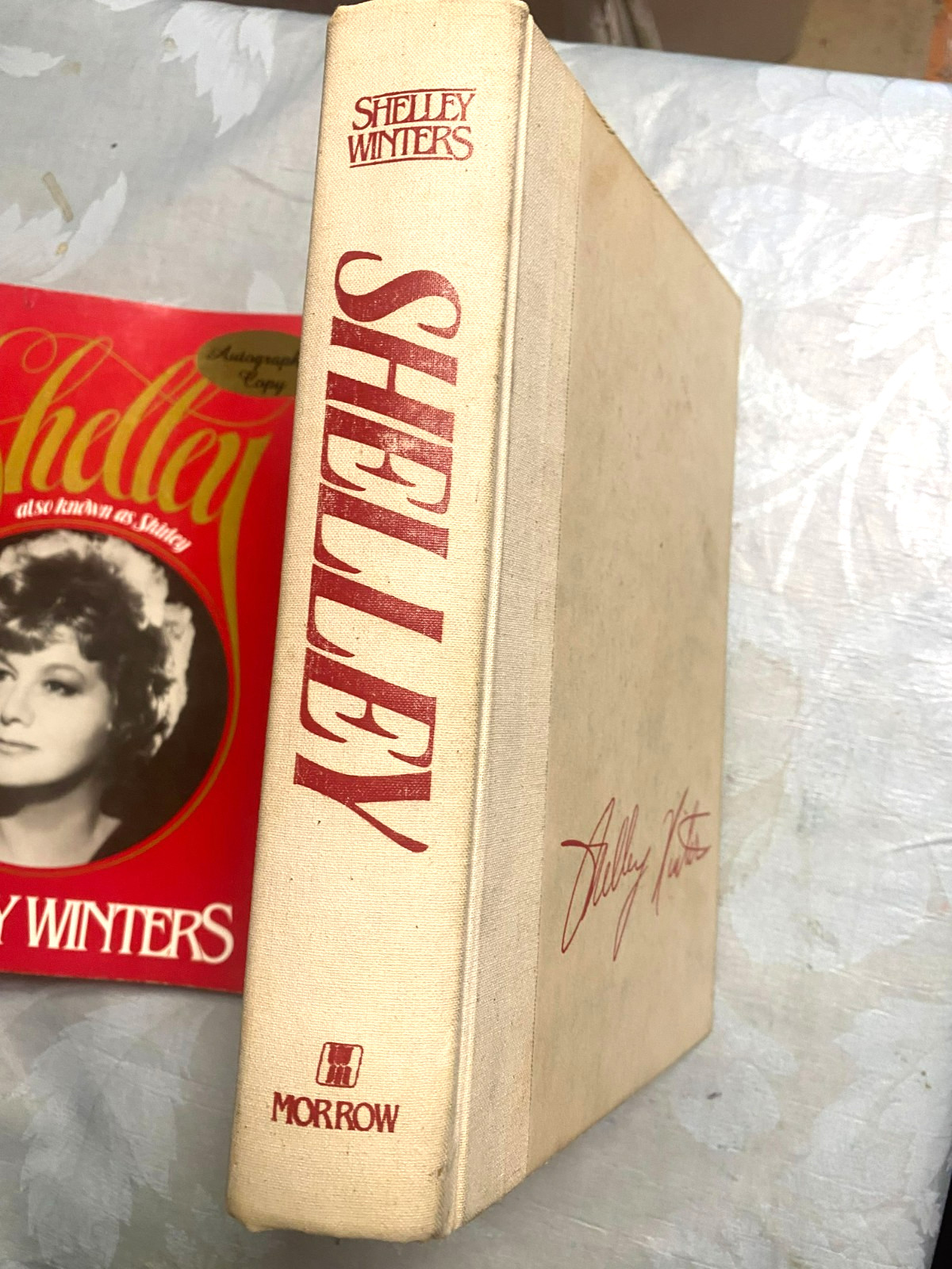RARE SIGNED! Shelley : Also Known As Shirley by Shelley Winters (Hardcover) FINE