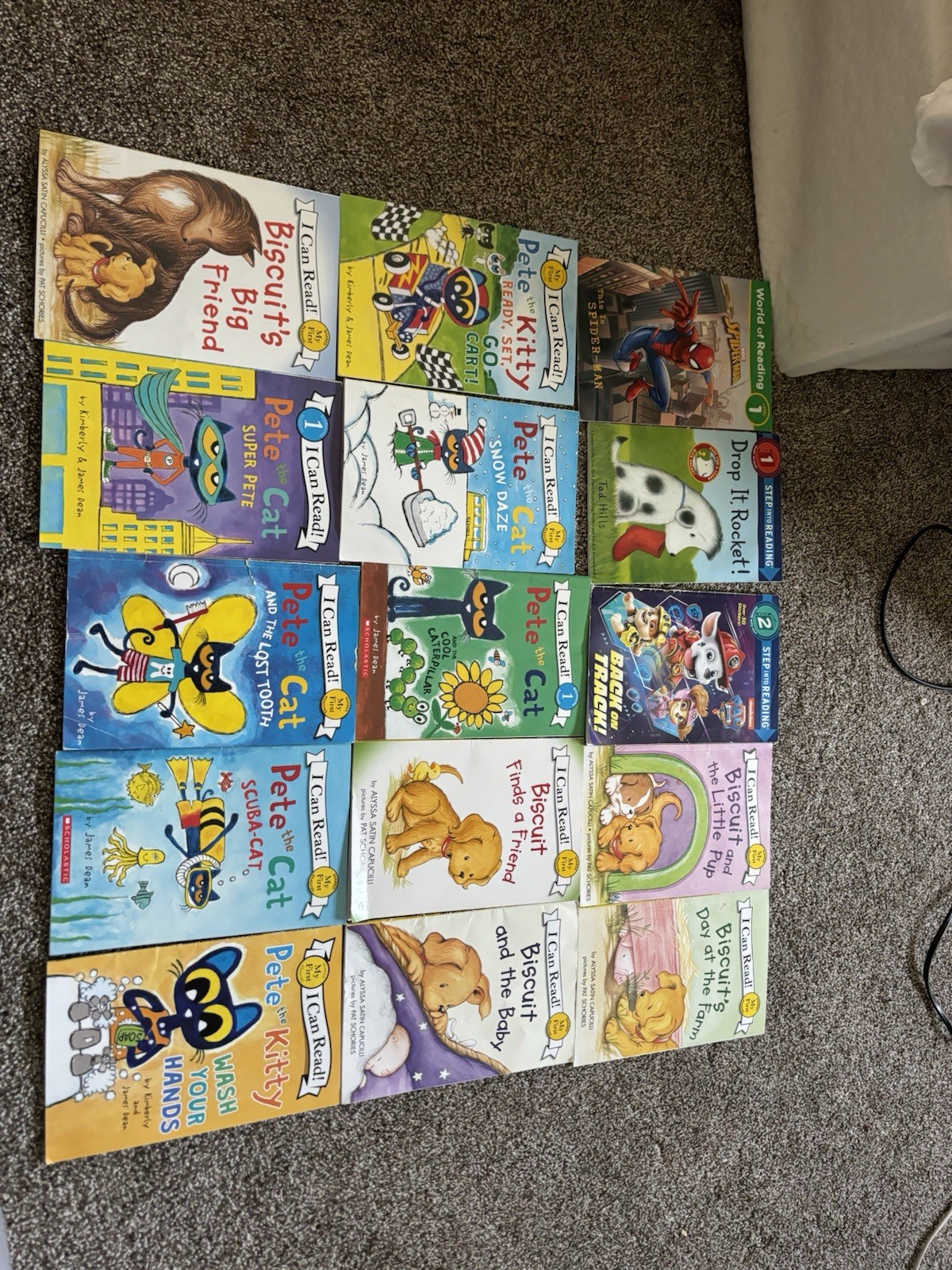 Set of 15 Random Kids Books Paperback Beginner Books Mixed Lot