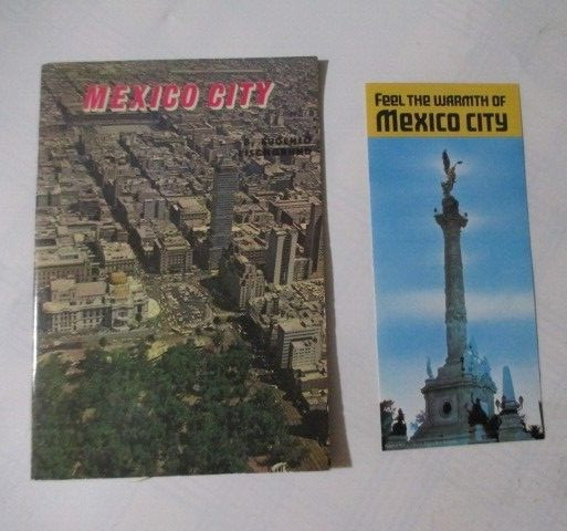 Mexico City by Fischgrund 1972 Paperback & Pamphlet 32 Pages 10 X 7 Inches