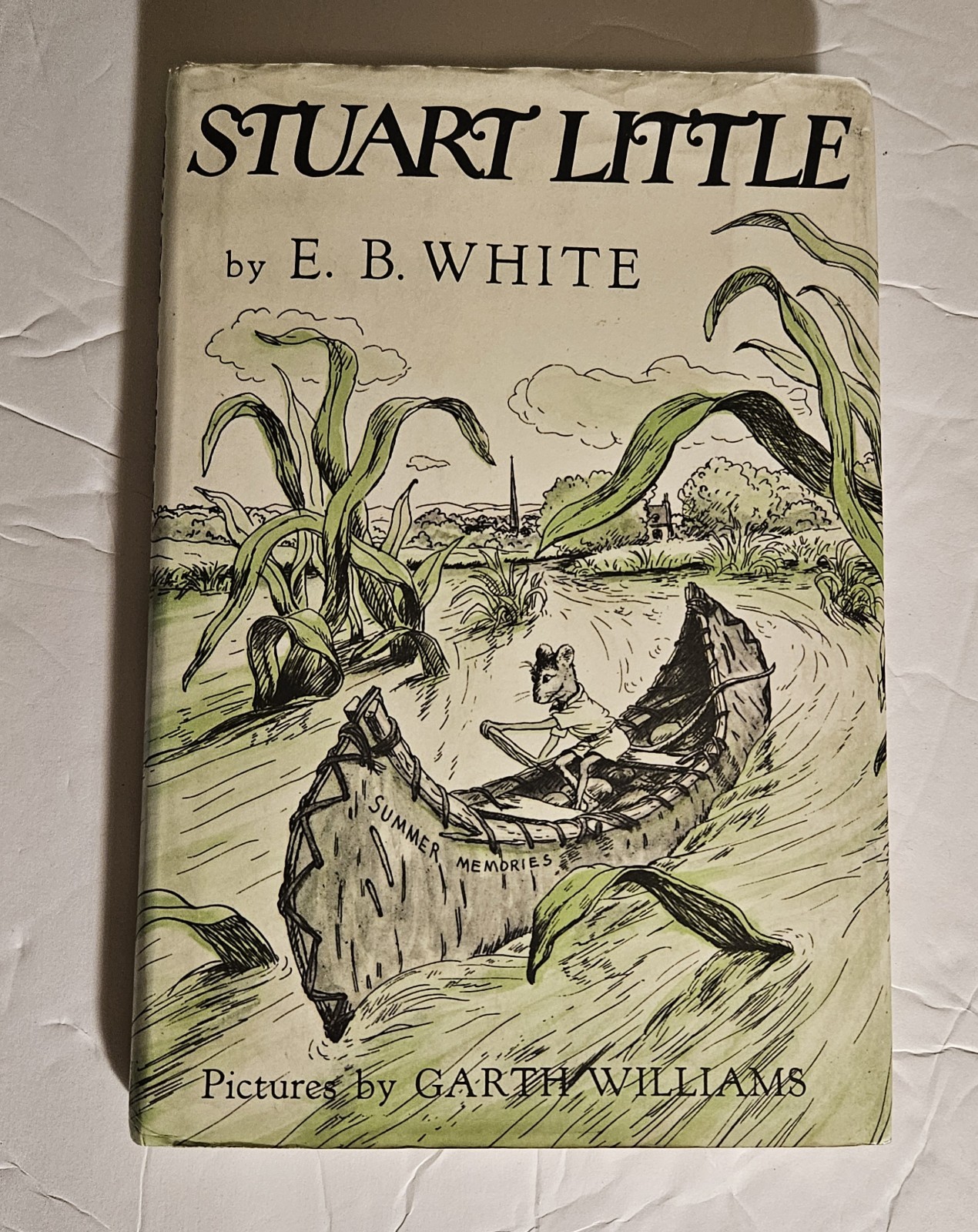 Stuart Little by E.B. White Hardcover Dust Jacket Book 1973 Vintage