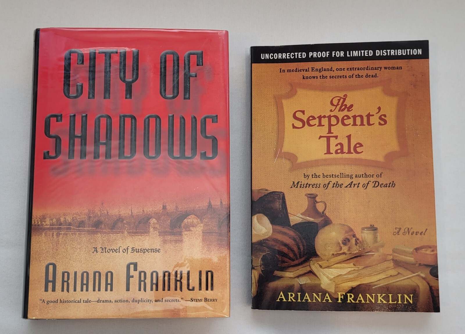 2 Historical Mystery Books by Ariana Franklin…HB/PB, 1st Edition/1st Thus
