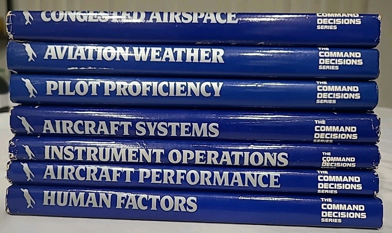 Aviation Book Lot of 7 Command Decision Series Hardcover Books Flight Aircraft