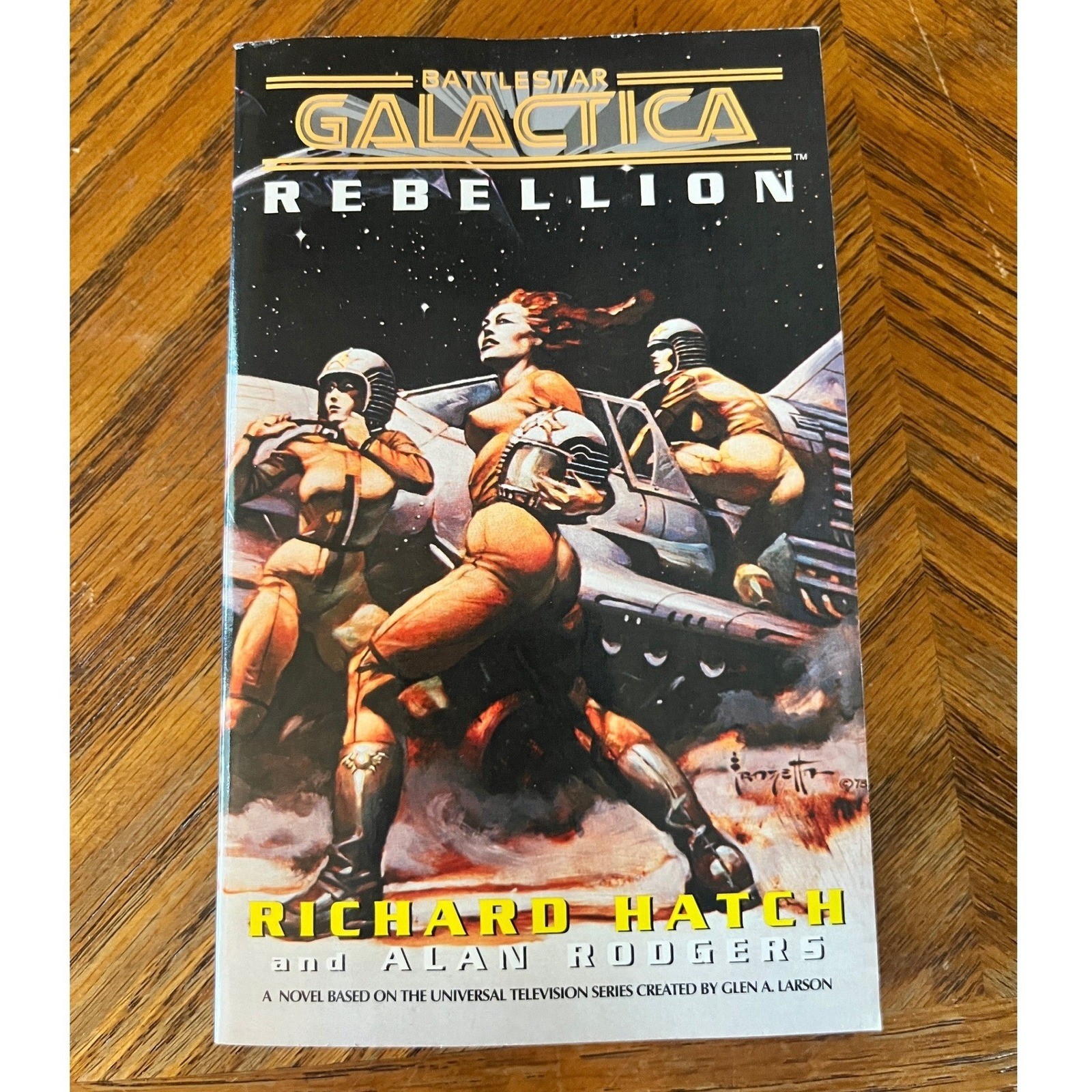 Battlestar Galactica Rebellion Richard Hatch Alan Rodgers Paperback 2004 Sci-Fi