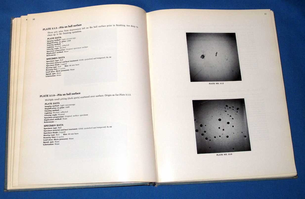Rolling Bearing Damage Morphological Atlas by Tallian, et. al., SKF – 1974