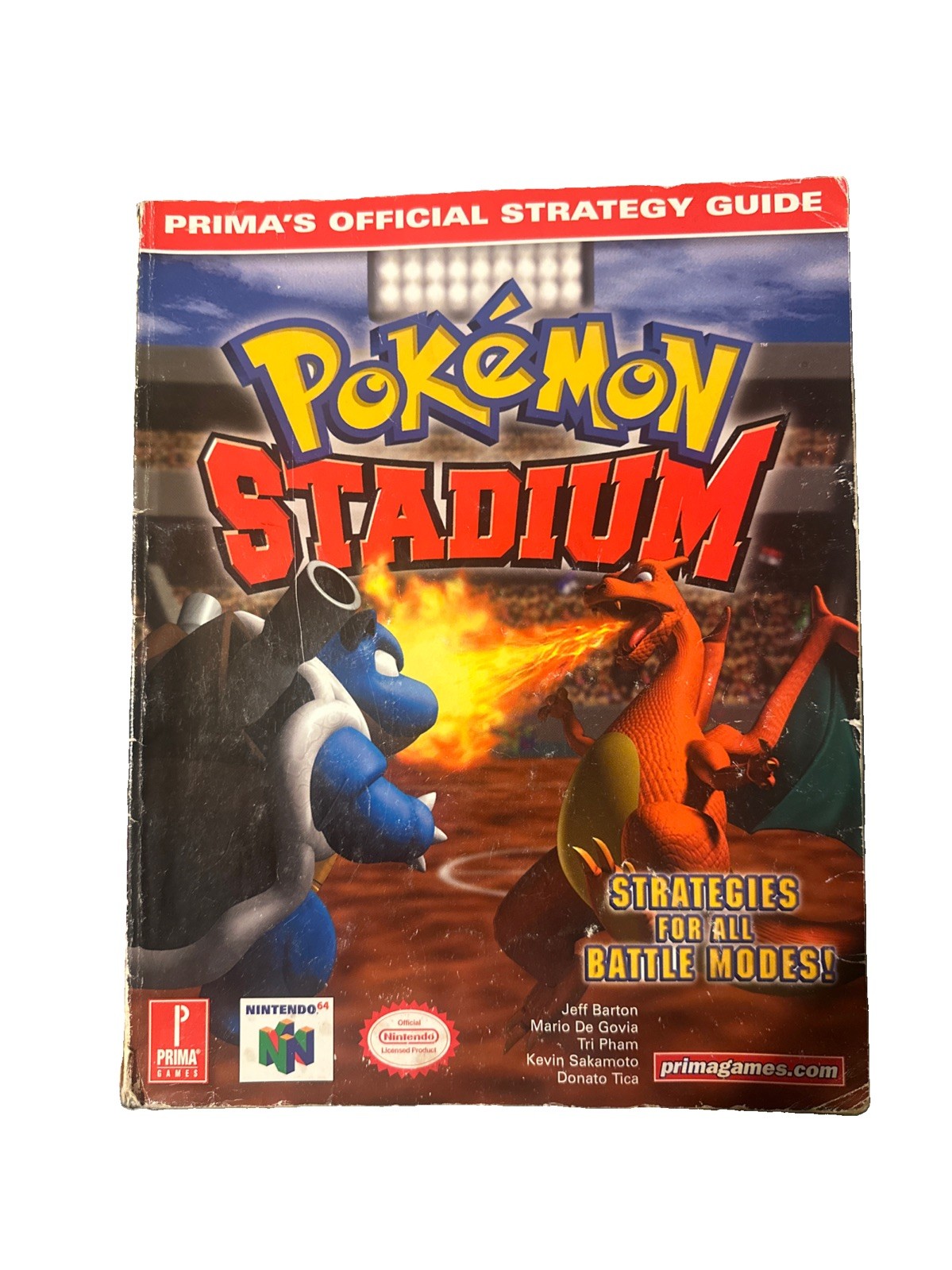 Pokemon Stadium Prima Official Strategy Guide Nintendo 64