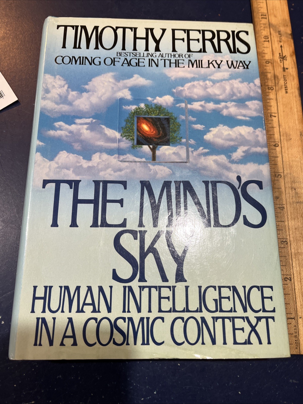 THE MIND’S SKY By Timothy Ferris, 1st Edition 1992 HCDJ