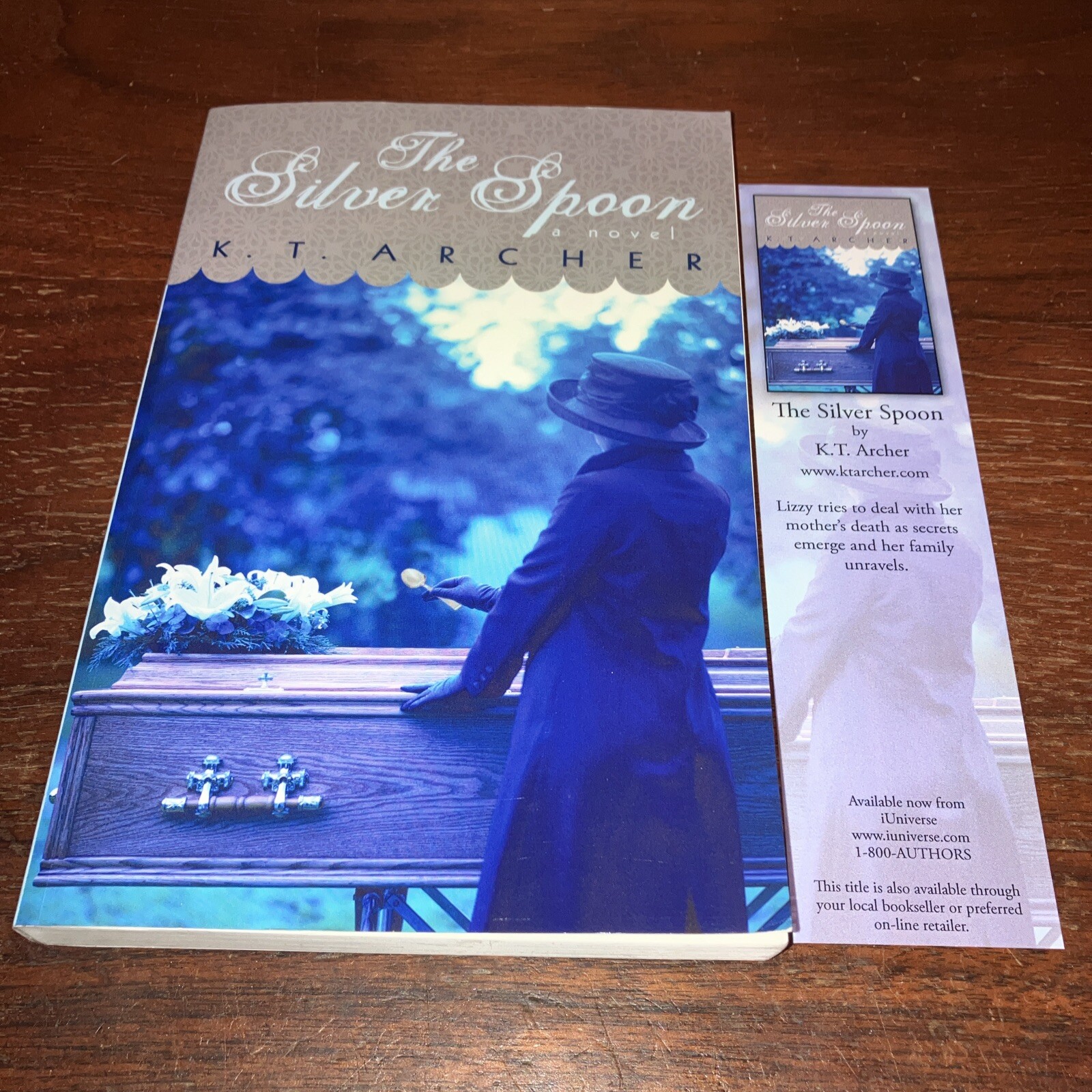 Silver Spoon – K. T Archer (2010, Trade Paperback) Good Shape – Signed +Bookmark