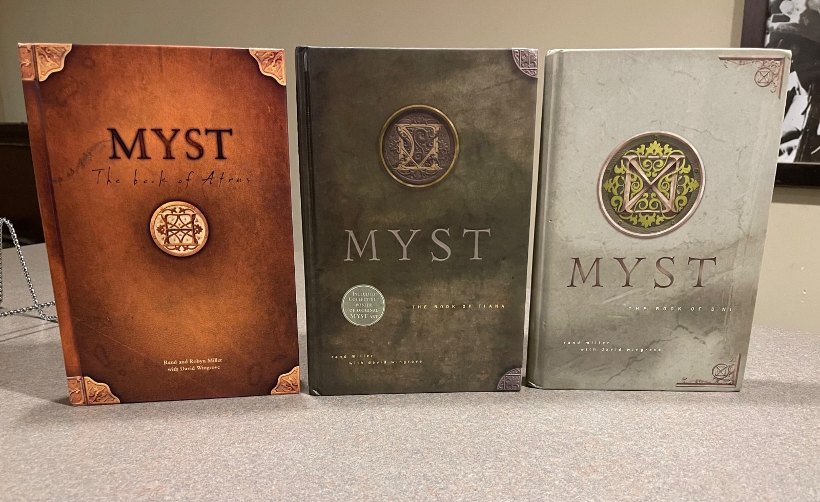 Myst Hardcover Set : Book of Atrus Ti’ana D’Ni – Rand Miller David Wingrove 3
