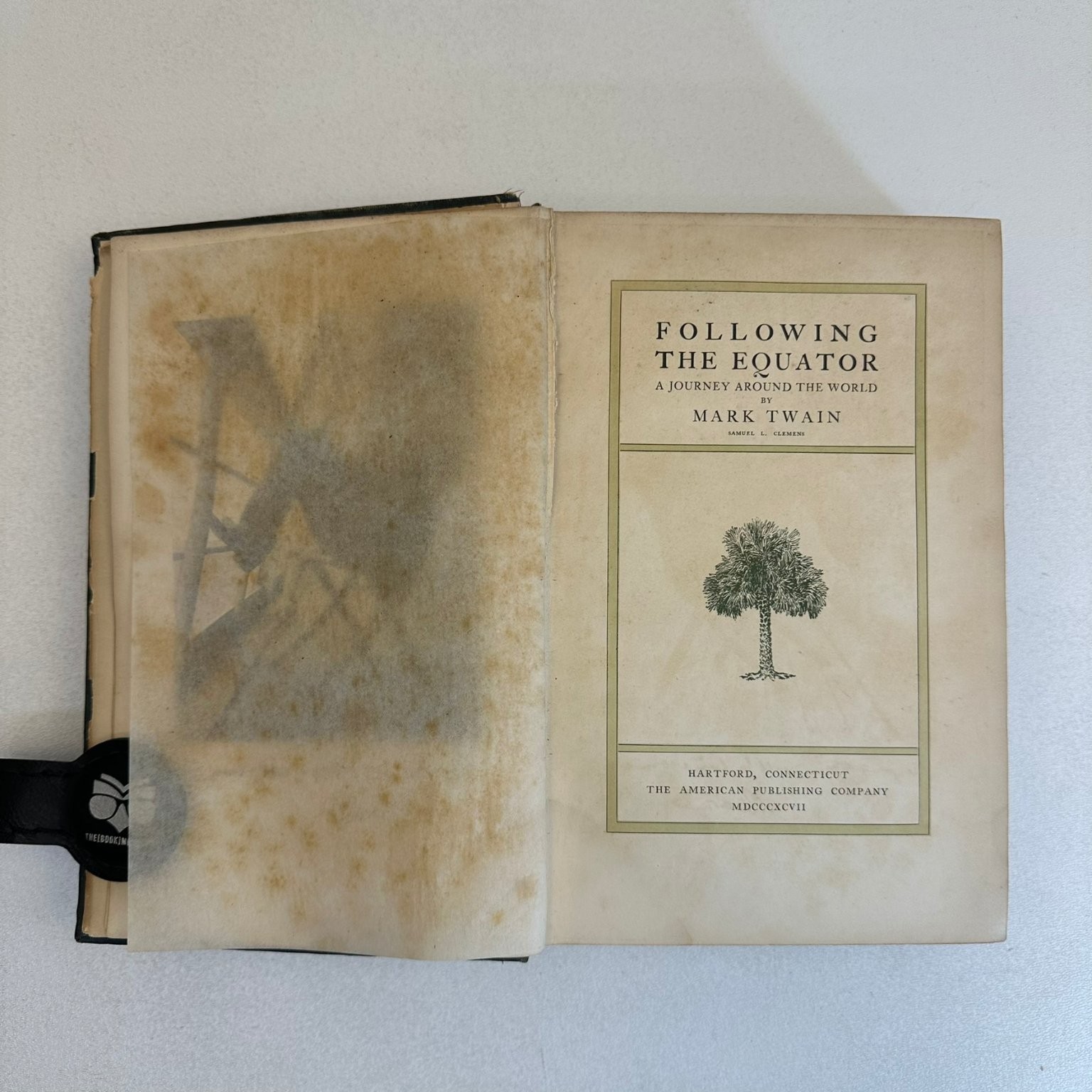 Following the Equator Mark Twain 1897 First Edition Illustrated Travel Americana