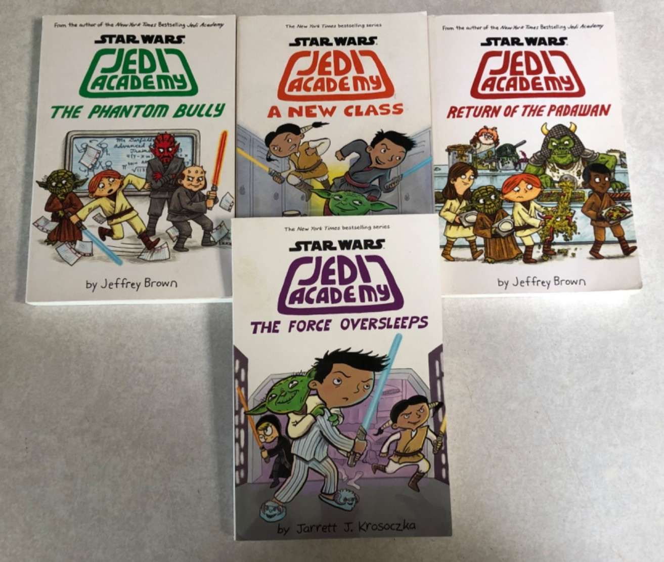 Lot of 4 Star Wars Jedi Academy Series Books Scholastic Paperback Books