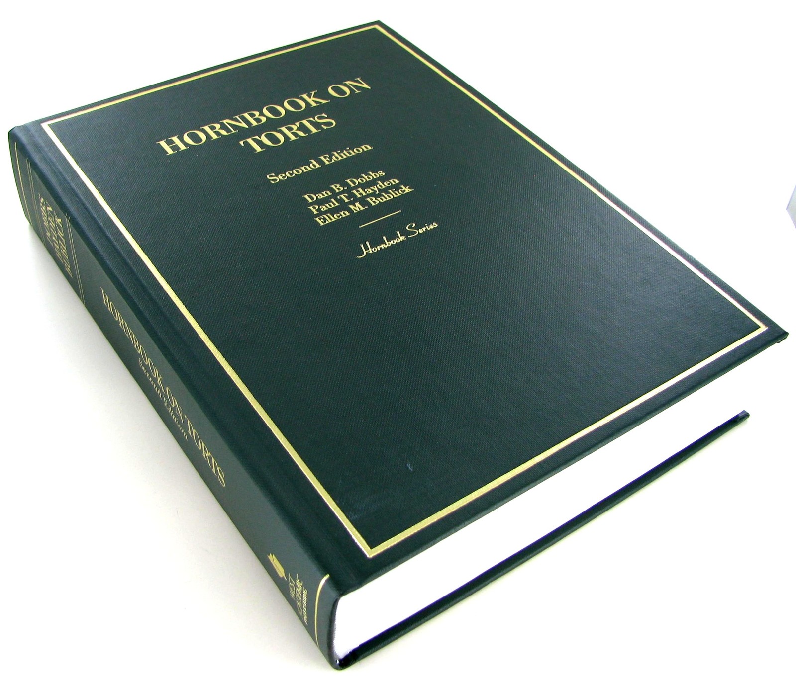 Hornbook on Torts 2nd Ed Dobbs Hayden Bublick Hardcover Law Textbook ~STSI