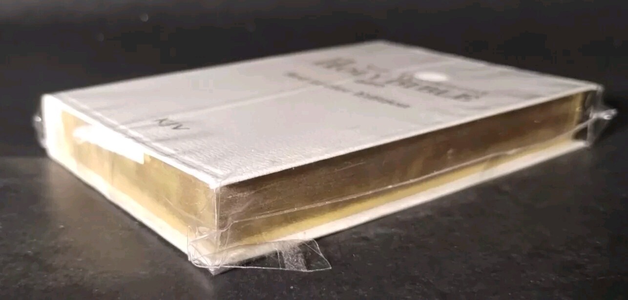 Holy Bible New Testament King James White Cover Red Letter Edition, Pocket Size