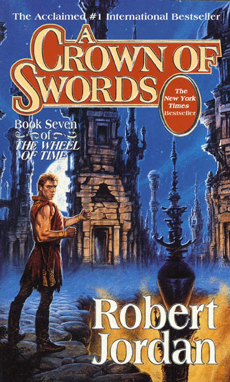 A Crown of Swords (The Wheel of Time, Book 7) Jordan, Robert mass market pap…