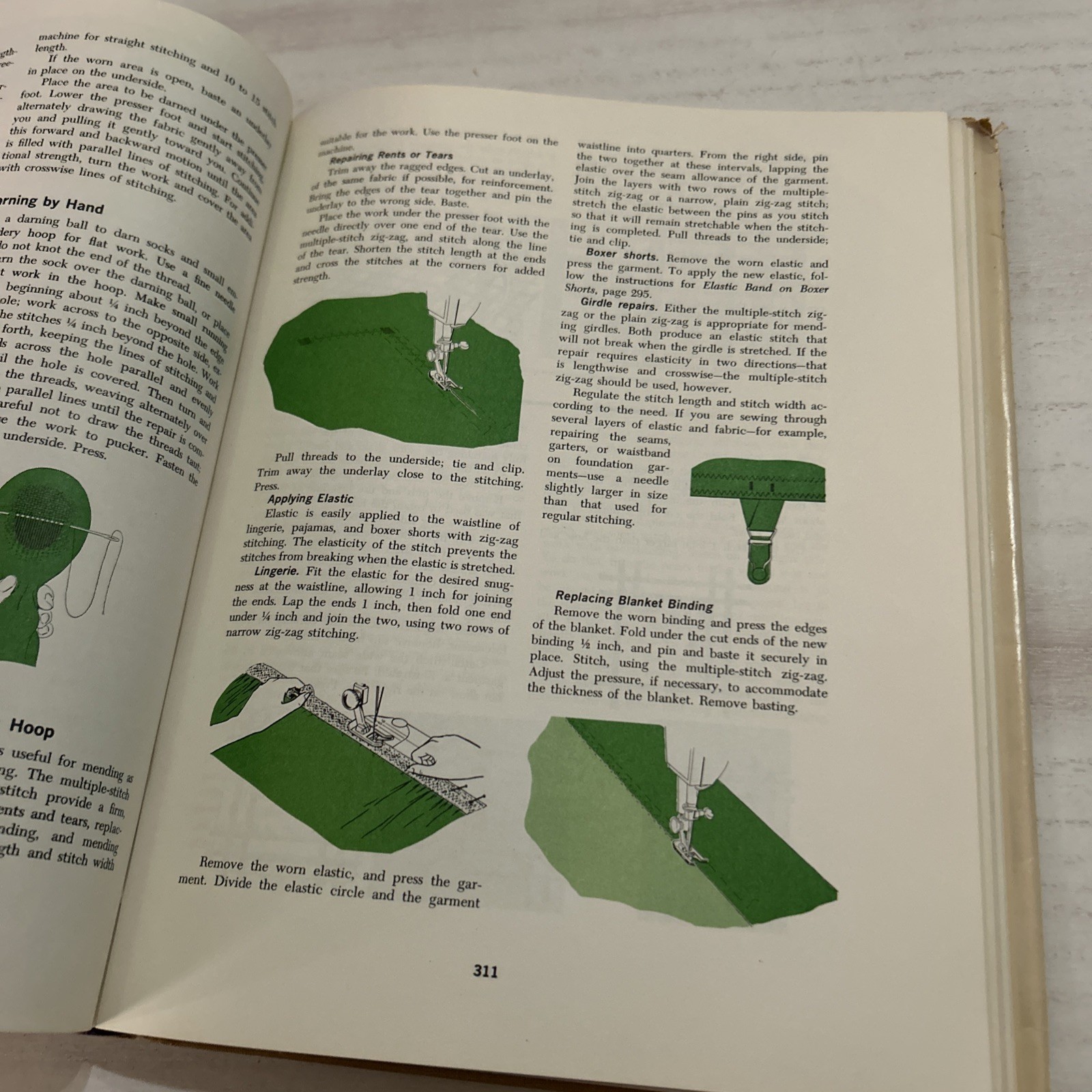 1969 Singer Sewing Book Guide Hardcover Book Dust Jacket