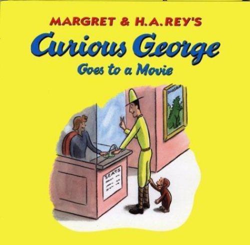 Curious George Goes to a Movie – 0395919010, hardcover, H A Rey