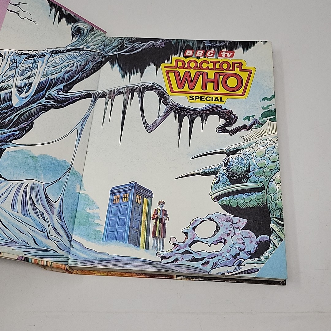 Dr Who Journey Through Time Hardcover /DJ 1986 BBC Illustrated Adventure Sci-fi