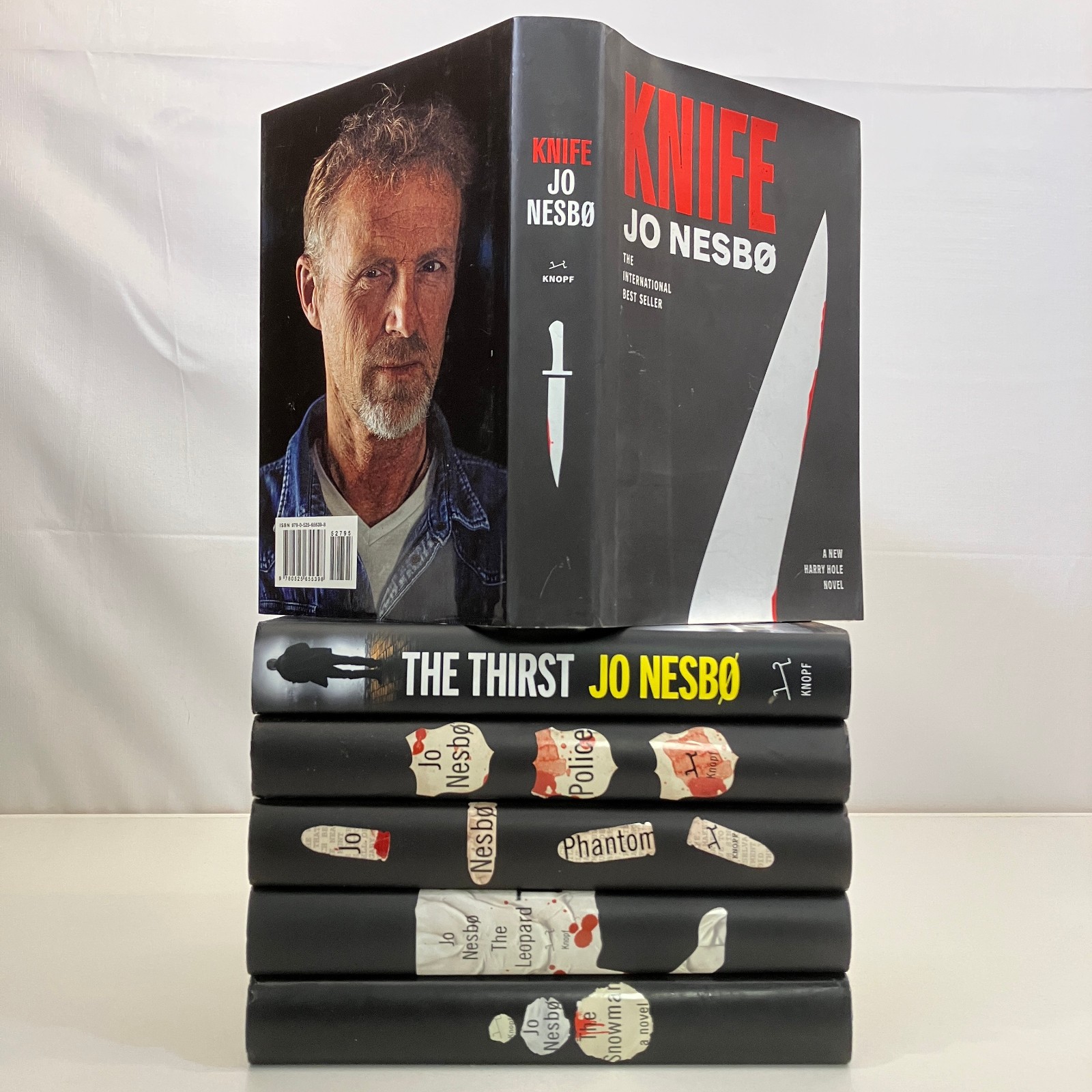 Jo Nesbo 6 Harry Hole 1st Edition & Printing Novels Volumes 7-12 HCDJ Lot GOOD
