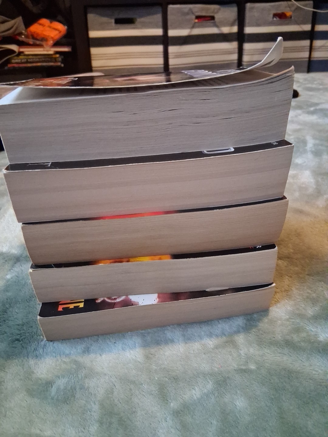 Terry Goodkind books lot of 5 Chainfire Phantom Omen Machine Warheart First