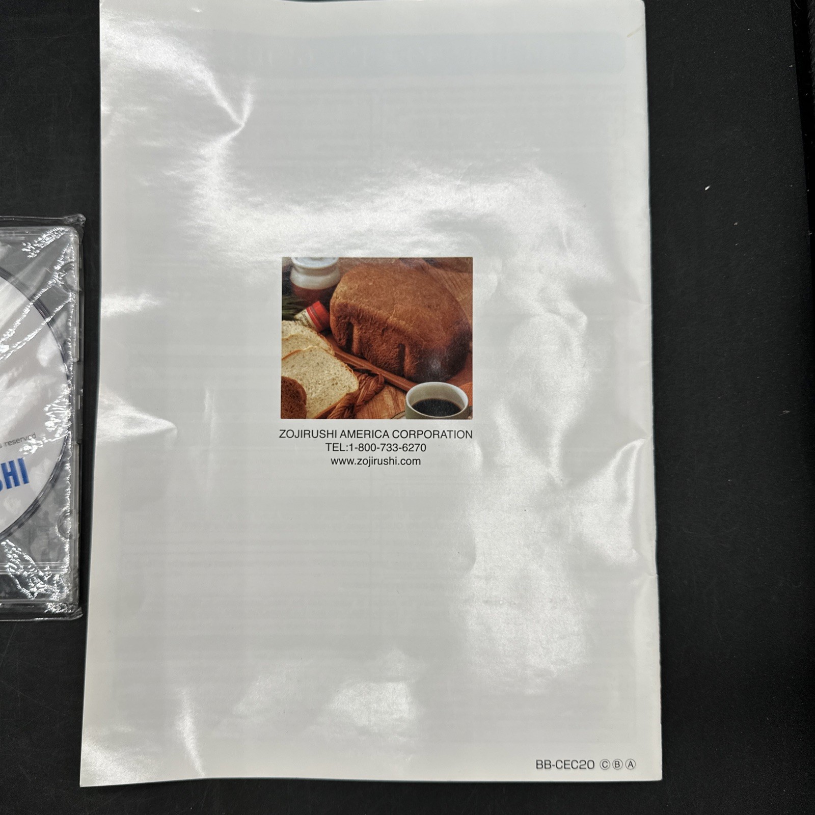 Zojirushi BB-CEC20 Bread Machine Manual Owners Instruction User Guide & DVD