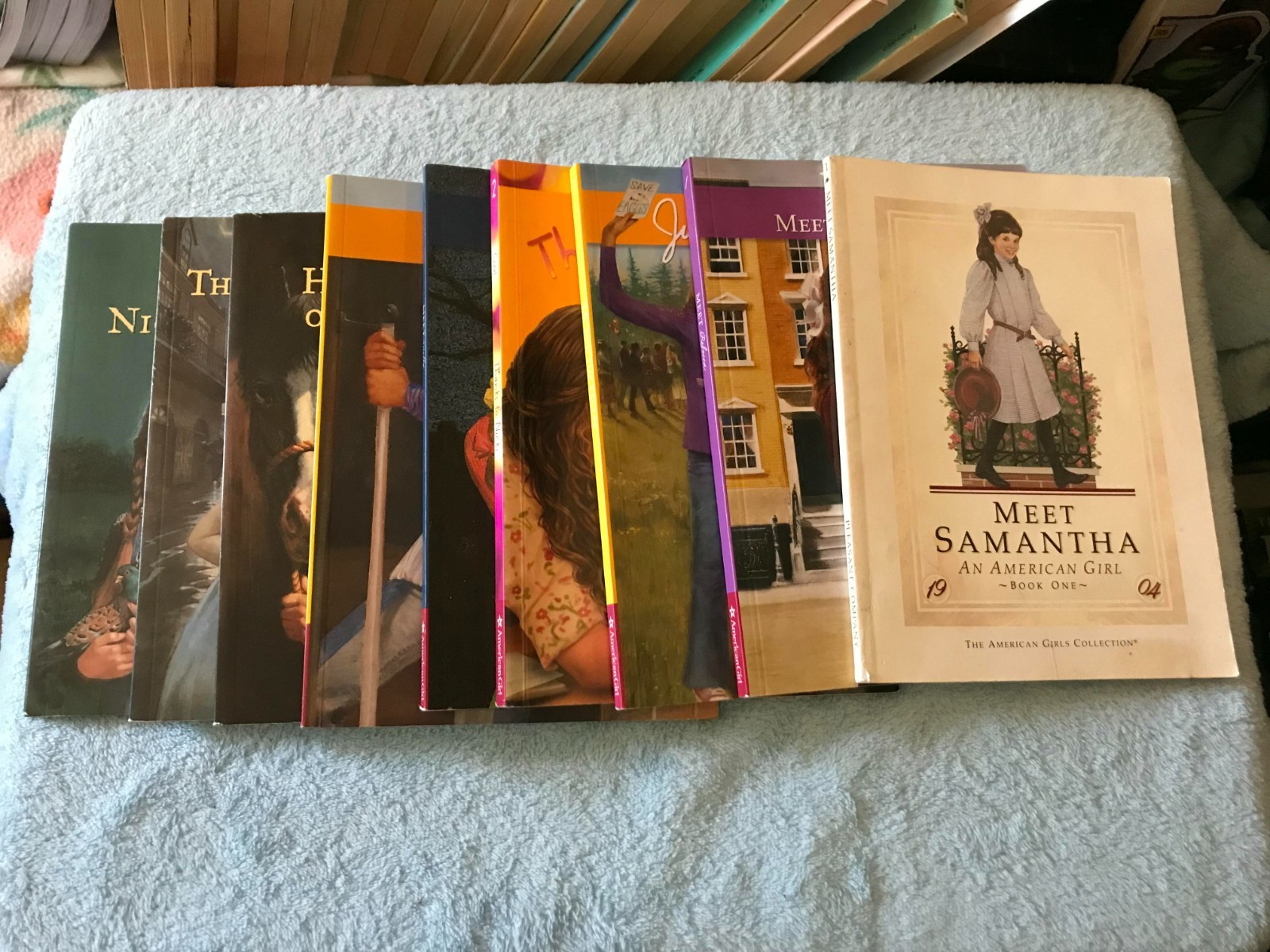 American Girl 9 Book Lot – Meet Molly, Meet Julie, Meet Rebecca & More!