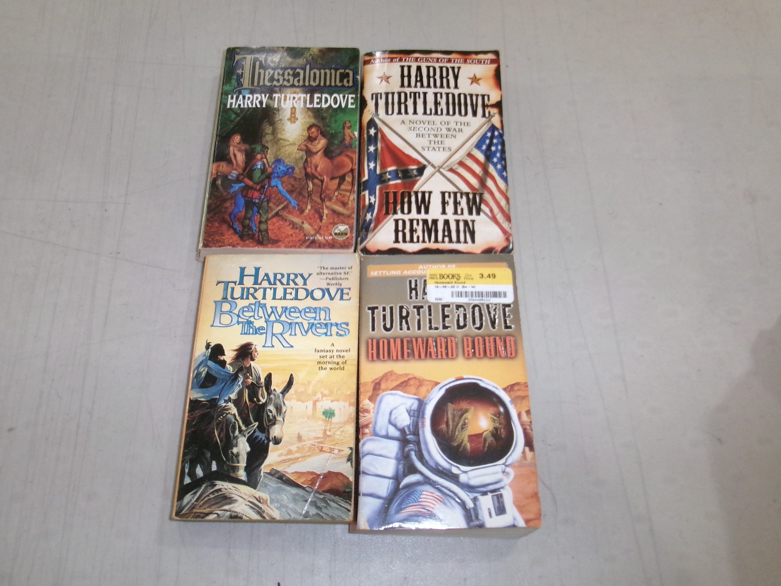 Harry Turtledove-Author (A Collection of 4 Standalone Books) Lot 8292