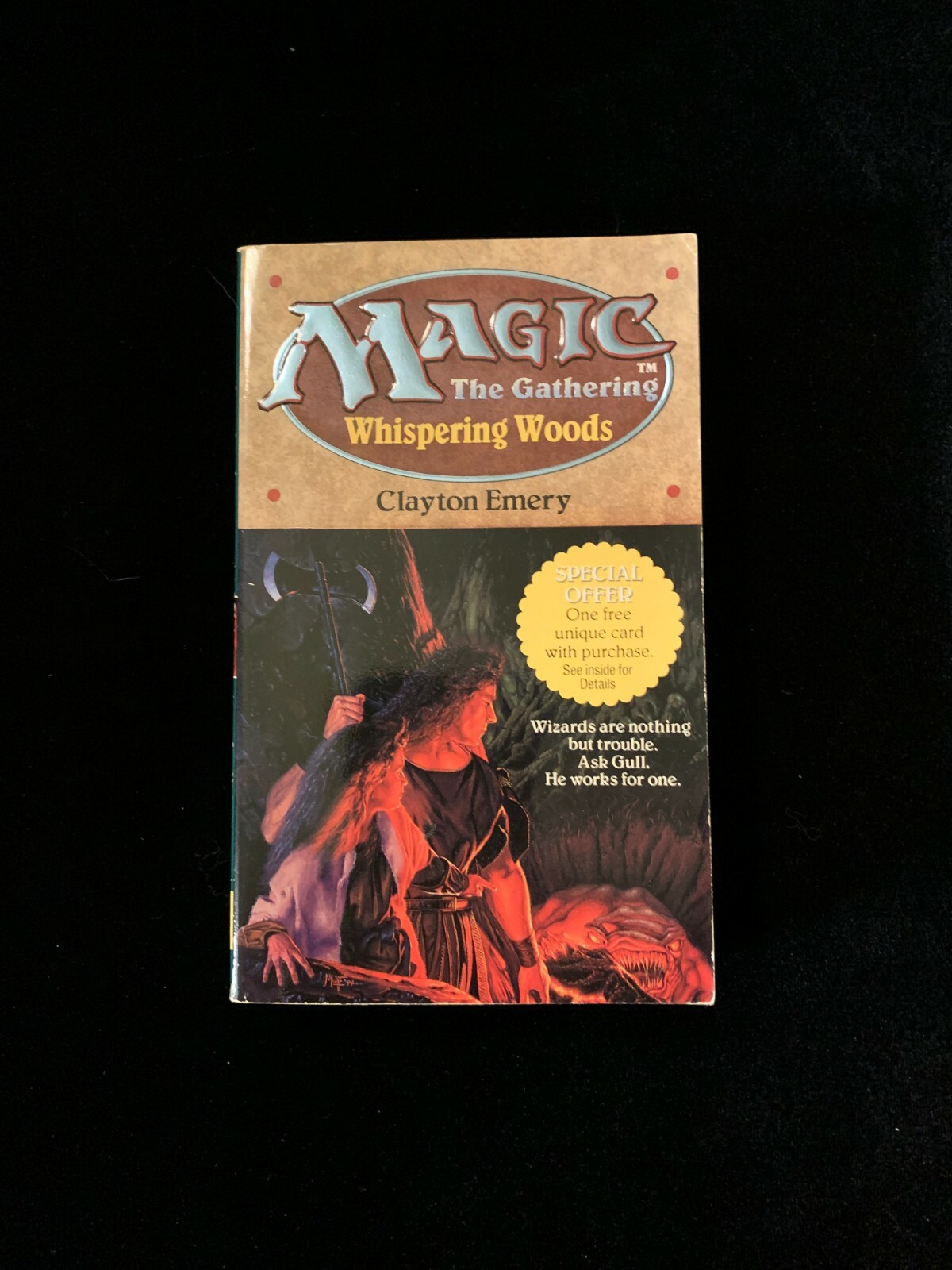 MTG Book Whispering Woods by Clayton Emery 1994 Magic Books