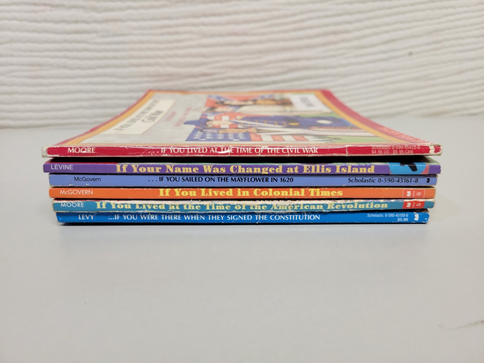 Lot of 6 If You Lived… Series Children’s History Books Classroom /Homeschool