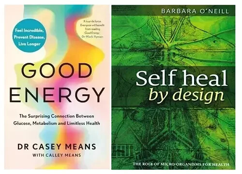 Self Heal By Design +Good Energy best 2 book combo best quality book.